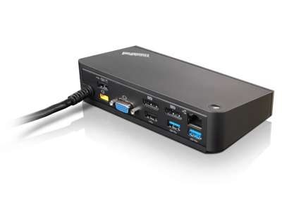 Lenovo 40A40090EU Ledningsført USB 3.2 Gen 1 (3.1 Gen 1) Type-A Sort