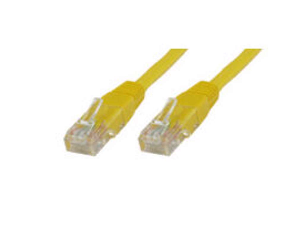 Microconnect UTP5005Y netværkskabel Gul 0,5 m Cat5e U/UTP (UTP)