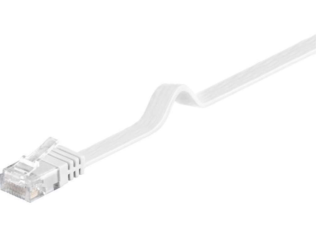 Microconnect V-UTP602W-FLAT-LSZH netværkskabel Hvid 2 m Cat6 U/UTP (UTP)