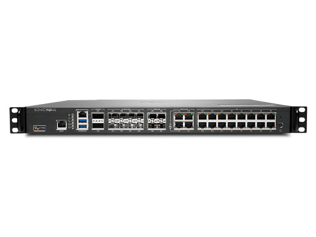 SonicWall NSSP 11700 firewall (hardware) 1U 47 Gbit/sek.