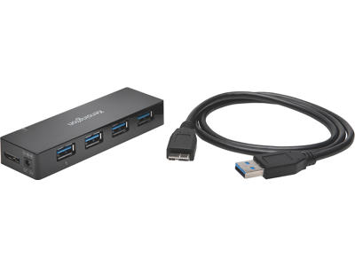 Kensington USB 3.0 4-Port Hub + opladning