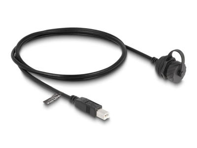 DeLOCK 88011 USB-kabel 1 m USB 2.0 USB B Sort