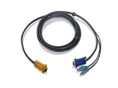 iogear PS/2 KVM Cable 6 Ft KVM-kabel Sort 1,8 m