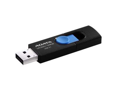 ADATA UV320 USB-nøgle 128 GB USB Type-A 3.2 Gen 1 (3.1 Gen 1) Sort, Blå