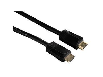 Hama HDMI/HDMI, 3 m HDMI-kabel HDMI Type A (Standard) Sort