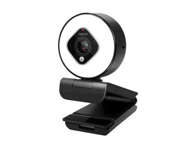 LogiLink UA0384 webcam 2 MP 1920 x 1080 pixel USB 2.0 Sort, Hvid