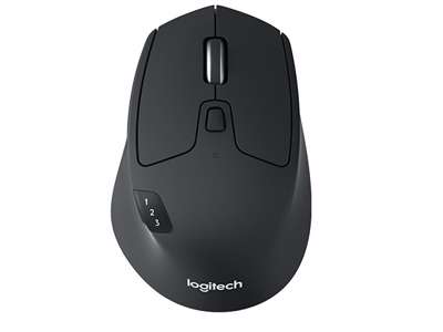 Logitech M720 Triathlon Wireless Mouse, Black