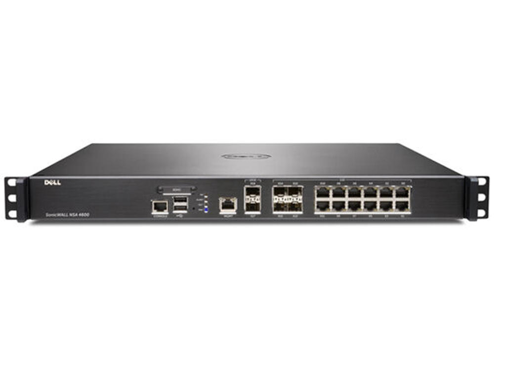 SonicWall NSA 4600 firewall (hardware) 1U 6 Gbit/sek.