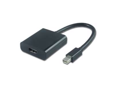 Microconnect MDPHDMI6B videokabel adapter 0,2 m Mini DisplayPort HDMI Sort