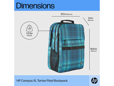 HP Campus XL Marble Stone Backpack