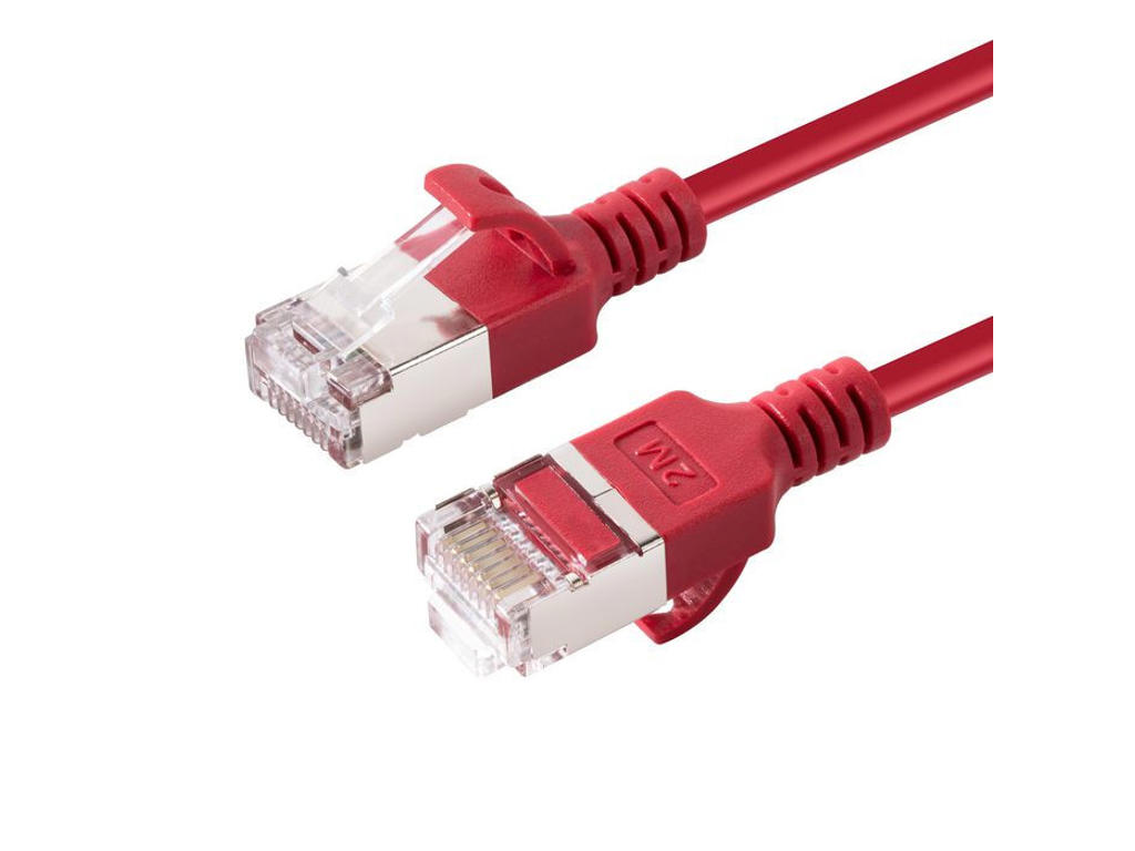 Microconnect V-FTP6A10R-SLIM netværkskabel Rød 10 m Cat6a U/FTP (STP)