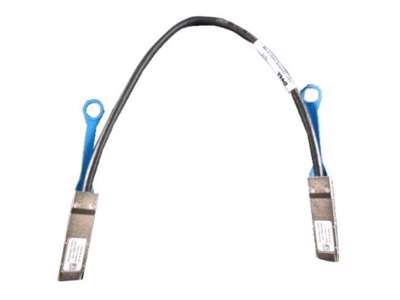 DELL 470-ABPW InfiniBand og fiberoptisk kabel 0,5 m QSFP28 Sort