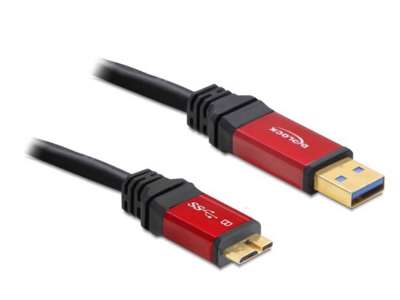 DeLOCK 3.0m 3.0 USB A-micro-B USB-kabel USB 3.2 Gen 1 (3.1 Gen 1) 3 m Micro-USB B