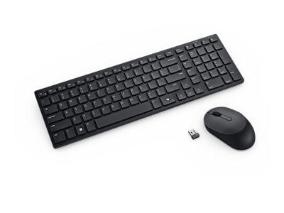 DELL KM555 tastatur Mus inkluderet Universel RF trådløs + Bluetooth QWERTY US International Sort