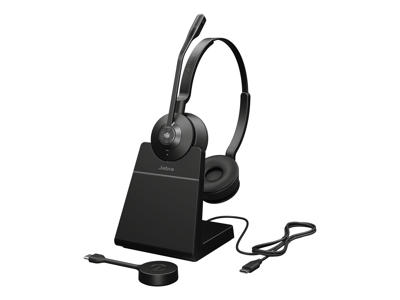 Jabra Engage 55 SE Headset Trådløs Kontor/Callcenter Sort