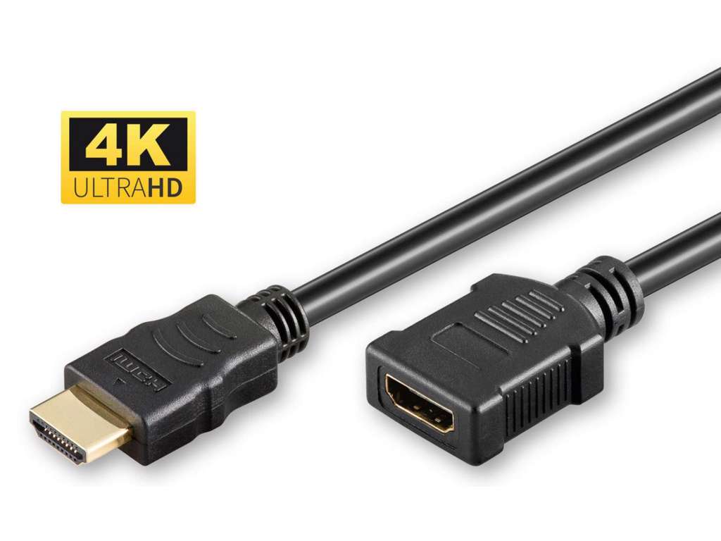 Microconnect HDM19192FV2.0 HDMI-kabel 2 m HDMI Type A (Standard) Sort