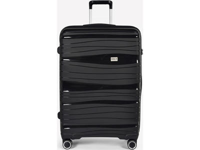 Kuffertsæt, 20"-24"-28", PP plast, Sort, RakelW Travel Alfrida