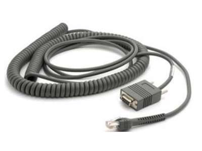 Zebra CBA-R06-C20PBR serielkabel Sort 6 m RJ-45 DB9