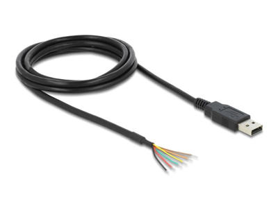 DeLOCK 83527 serielkabel Sort 1,8 m USB Type-A