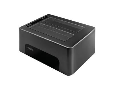 LogiLink QP0029 drev dockingstation USB 3.2 Gen 1 (3.1 Gen 1) Type-B Sort