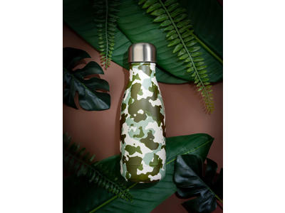 Vandflaske, Thermoeffekt, Camouflage, 280 ml, Jobout Mini