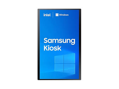 Samsung KM24C-3 Kiosk design 61 cm (24") LED 250 cd/m² Fuld HD Hvid Berøringsskærm Indbygget processer Windows 10 IoT Enterprise 16/7