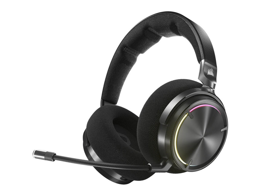 Corsair VIRTUOSO MAX WIRELESS, Carbon Headset Trådløs Håndholdt Spil Bluetooth Kulfiber