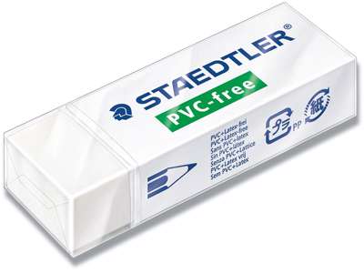 Viskelæder, Standard, Hvid, 1 stk, Staedtler 