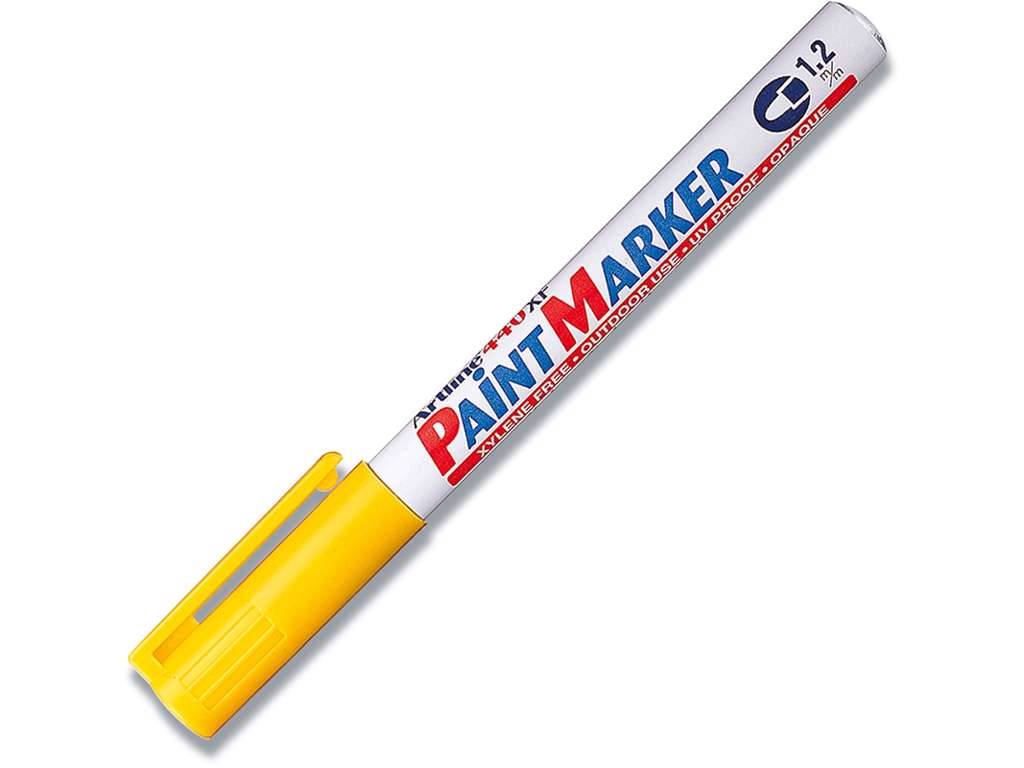 Paint marker, 1.2 mm, Gul, Rund spids, Artline Paint EK-440