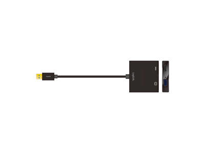 LogiLink UA0234 USB grafisk adapter 1920 x 1080 pixel Sort