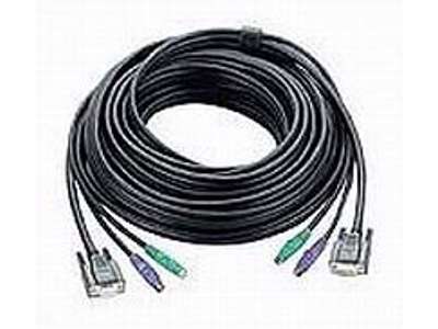 ATEN PS/2 KVM Cable, 20m KVM-kabel Sort