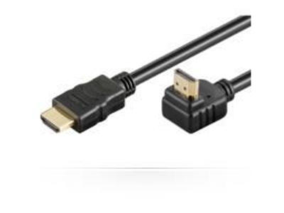 Microconnect HDM19193V1.4A90 HDMI-kabel 3 m HDMI Type A (Standard) Sort