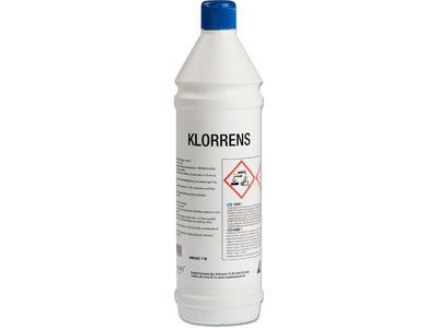 Klorrengøring, Uden farve og parfume, 1 liter, Liva