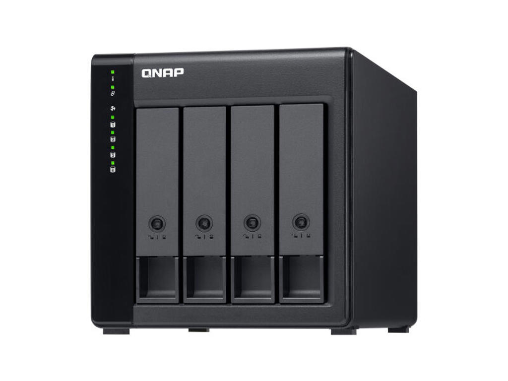 QNAP TL-D400S drevkabinet HDD/SSD kabinet Sort, Grå 2.5/3.5"