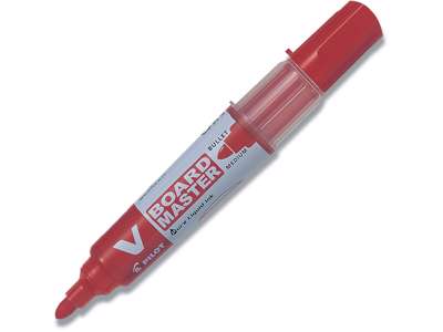 Whiteboard marker, Rund spids, Rød, 1-3 mm, Pilot V Board Master WBMA-VBM-M-BG-R