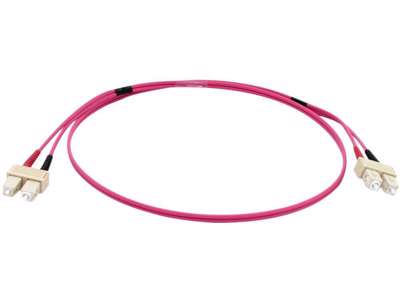 Microconnect FIB1120005-4 InfiniBand og fiberoptisk kabel 0,5 m ST Violet