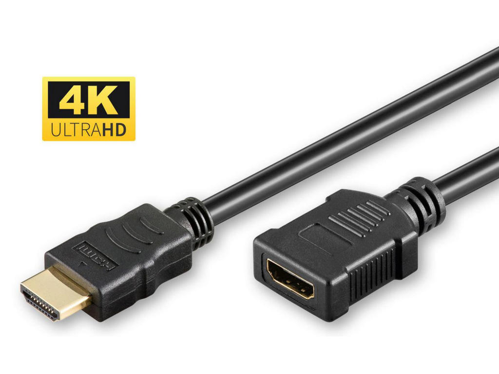 Microconnect HDM19193FV1.4 HDMI-kabel 3 m HDMI Type A (Standard) Sort