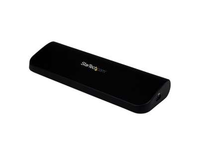 StarTech.com USB3SDOCKHDV dockingstation Ledningsført USB 3.2 Gen 1 (3.1 Gen 1) Type-B Sort