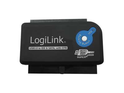 LogiLink AU0028A kabel kønsskifter USB 3.0 IDE / SATA Sort