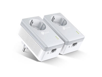 TP-Link TL-PA4010P KIT V5 Power Line netværksadapter 600 Mbit/s Ethernet LAN Hvid 2 stk