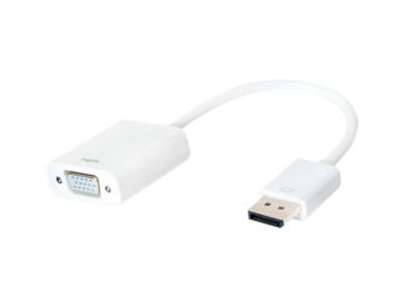 LogiLink CV0059B videokabel adapter VGA (D-Sub) DisplayPort Hvid