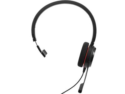 Jabra Evolve 20SE MS Mono Headset Ledningsført Kontor/Callcenter USB Type-A Sort