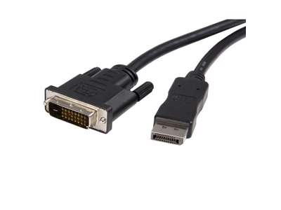 StarTech.com DP2DVIMM10 videokabel adapter 3 m DisplayPort DVI-D Sort