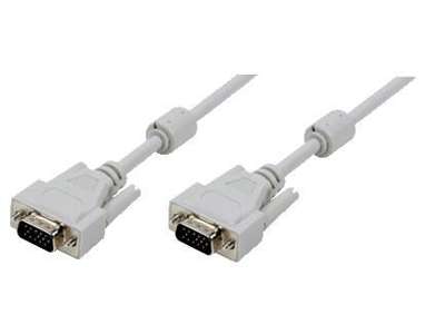 LogiLink 5m, VGA/VGA, M/M VGA kabel VGA (D-Sub) Grå