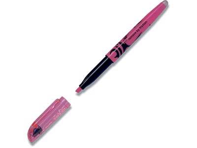 Tekstmarker, Hætte med clip, Rosa, 1 stk, Pilot FriXion Light SW-FL-P