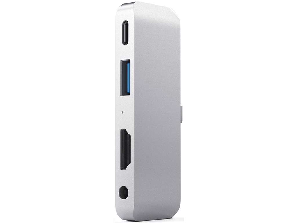 Satechi ST-TCMPHS dockingstation USB 3.2 Gen 1 (3.1 Gen 1) Type-C Sølv