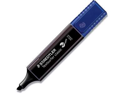 Tekstmarker, Permanent, Sort, 1 stk, Staedtler Textsurfer Classic 364