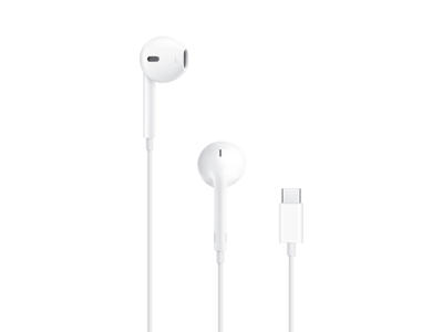 Apple EarPods (USB-C) Headset Ledningsført I ørerne Opkald/musik USB Type-C Hvid