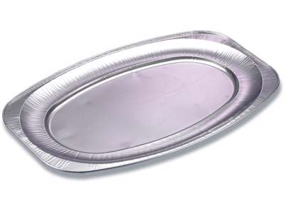 Cateringfad oval light 55x36x2,2cm glat stor 10stk/ps