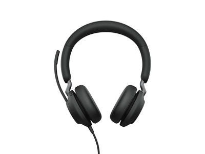 Jabra Evolve2 40 SE Headset Ledningsført Opkald/musik USB Type-C Sort